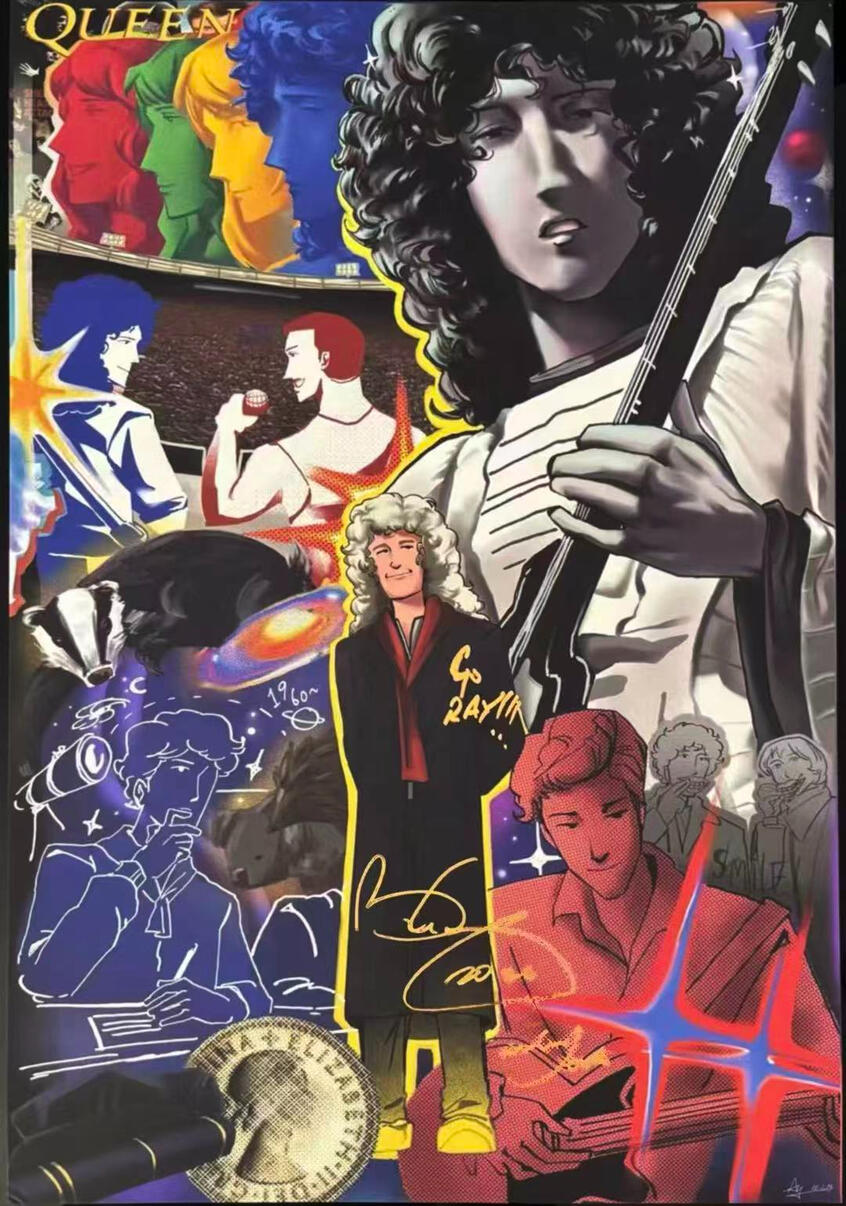 Queen Tribute - Autographed By Sir Brian May